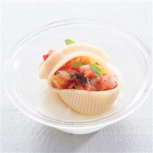 Conchiglioni di Amatriciana destrutturata