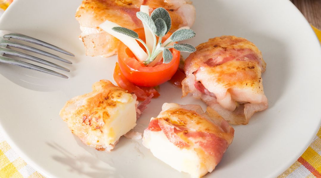Fagotti di Lardo Aromatizzato e Scamorza