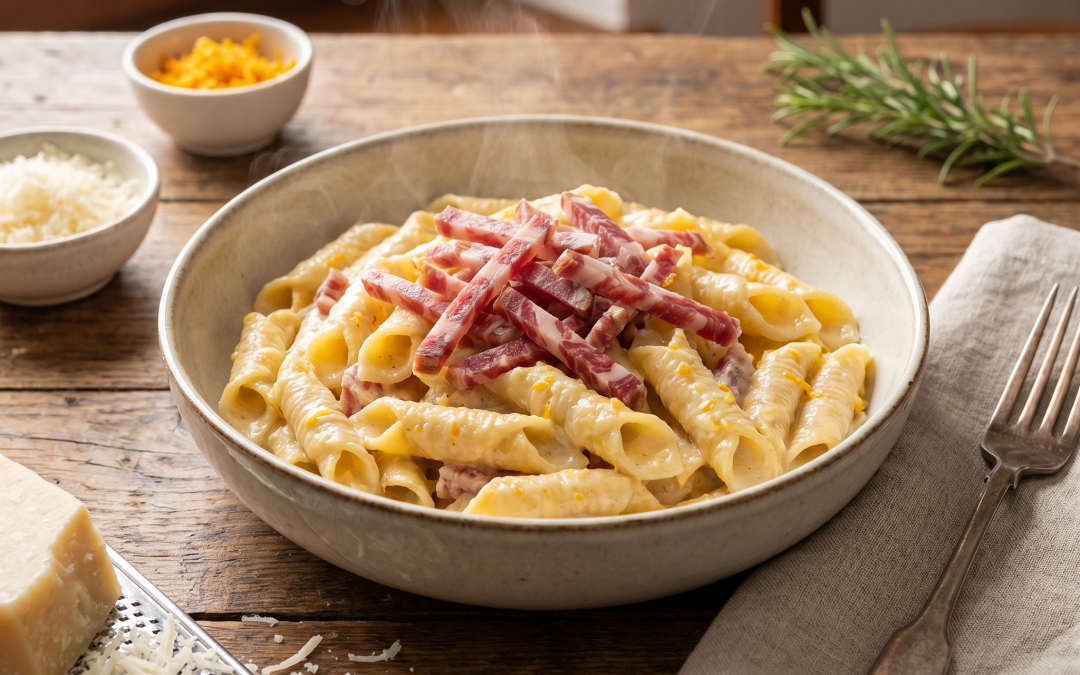 Garganelli con Coppa Aurora