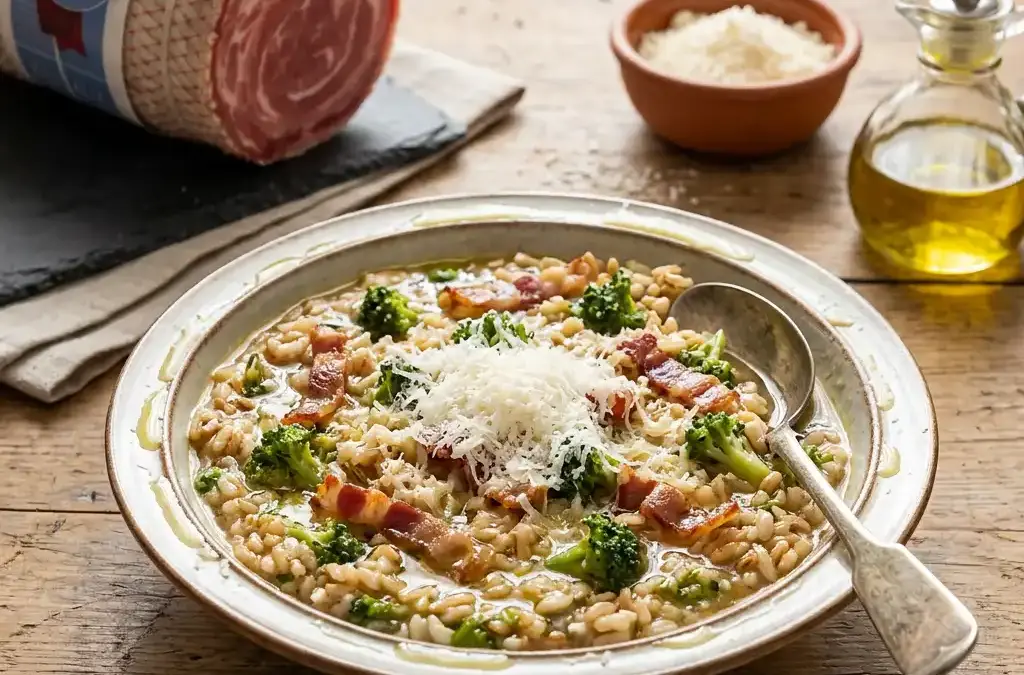 Minestra di riso e broccoletti